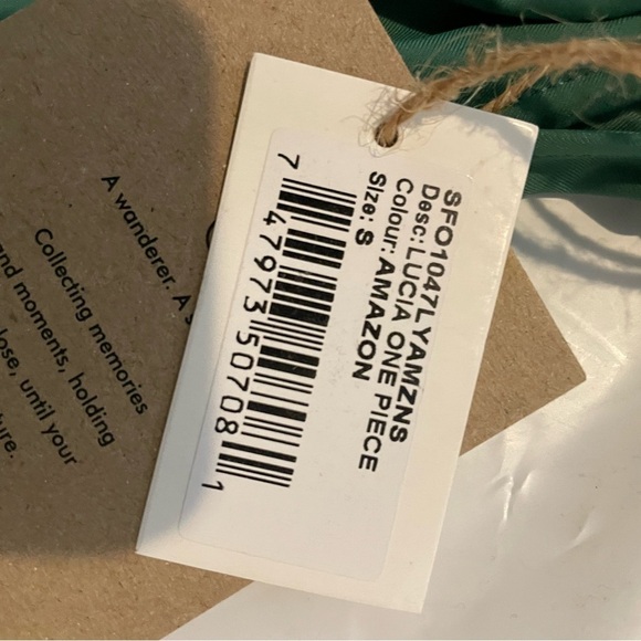 Stone Fox Swim Green One Piece Swimsuit - Picture 4 of 10